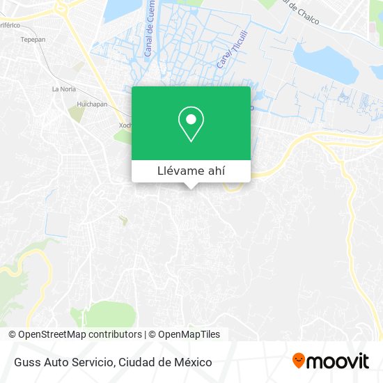 Mapa de Guss Auto Servicio