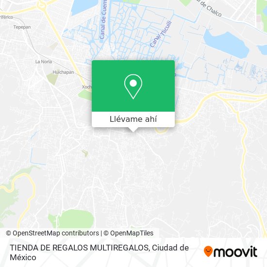 Mapa de TIENDA DE REGALOS MULTIREGALOS