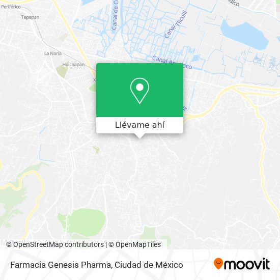 Mapa de Farmacia Genesis Pharma