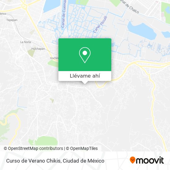 Mapa de Curso de Verano Chikis