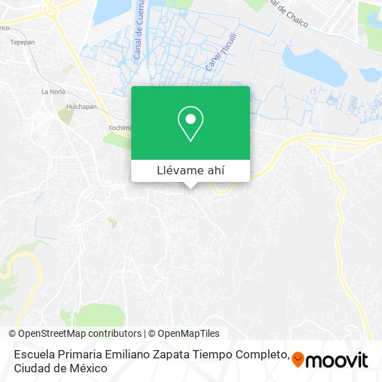 Mapa de Escuela Primaria Emiliano Zapata Tiempo Completo