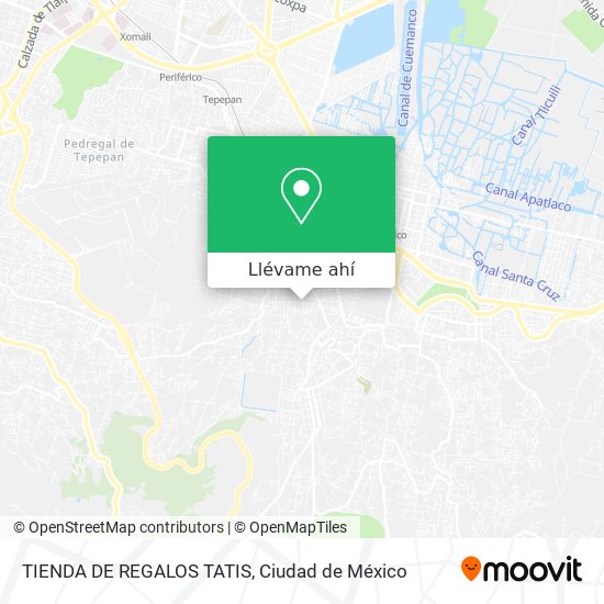 Mapa de TIENDA DE REGALOS TATIS