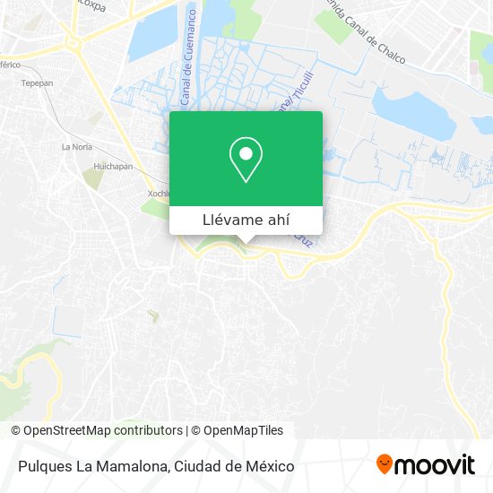 Mapa de Pulques La Mamalona
