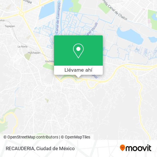 Mapa de RECAUDERIA