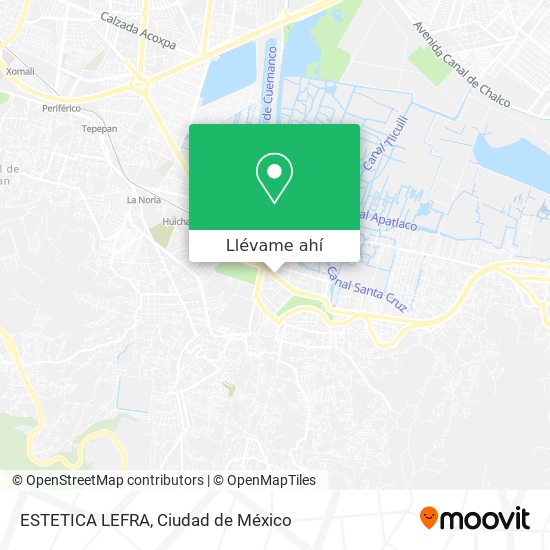Mapa de ESTETICA LEFRA