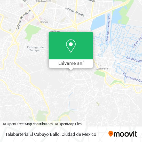Mapa de Talabarteria El Cabayo Ballo