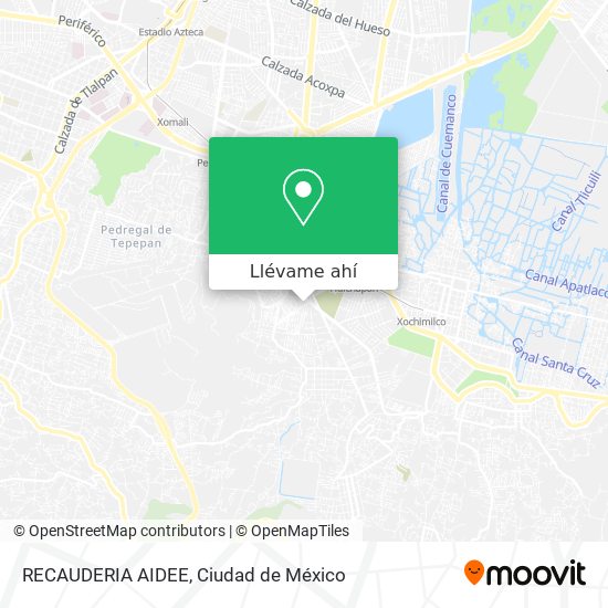 Mapa de RECAUDERIA AIDEE