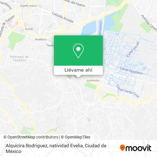 Mapa de Alquicira Rodriguez, natividad Evelia
