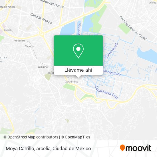 Mapa de Moya Carrillo, arcelia