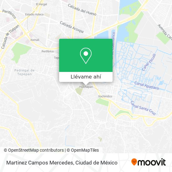 Mapa de Martinez Campos Mercedes