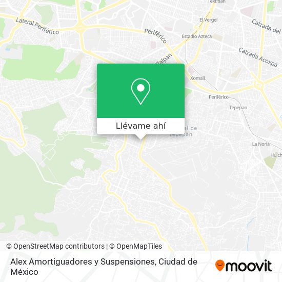 Mapa de Alex Amortiguadores y Suspensiones