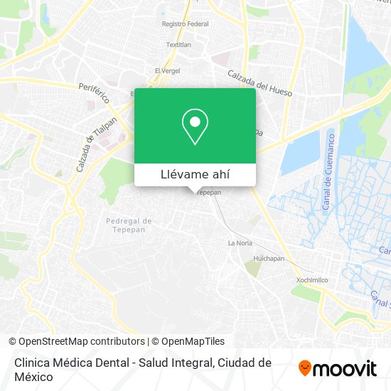 Mapa de Clinica Médica Dental - Salud Integral