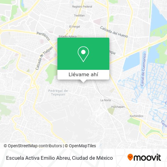 Mapa de Escuela Activa Emilio Abreu