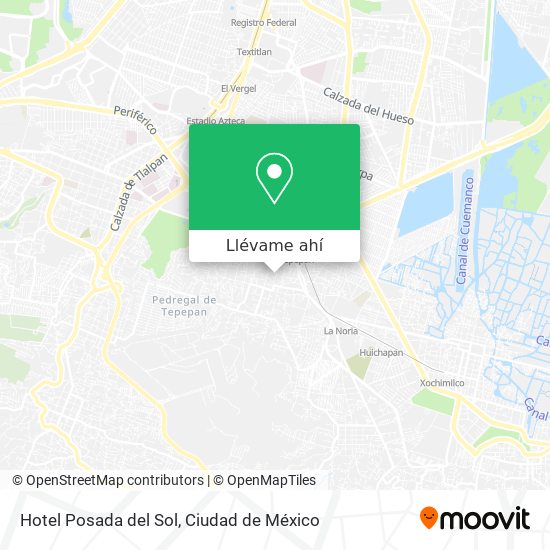 Mapa de Hotel Posada del Sol