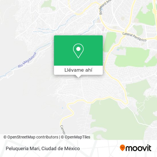 Mapa de Peluqueria Mari