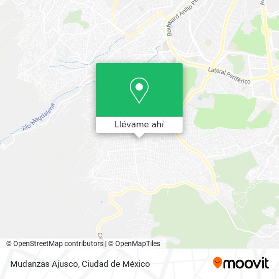 Mapa de Mudanzas Ajusco