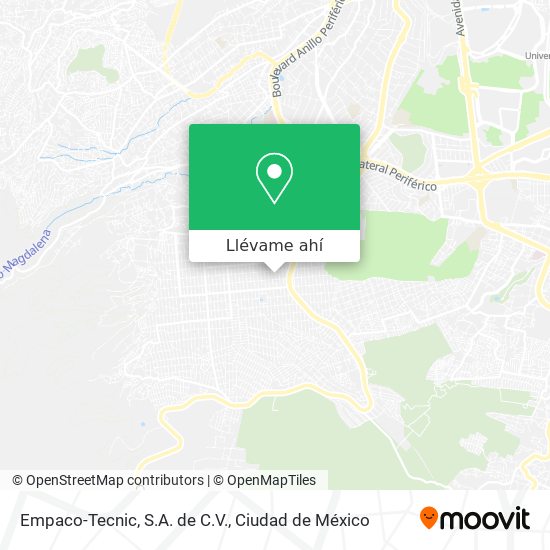 Mapa de Empaco-Tecnic, S.A. de C.V.