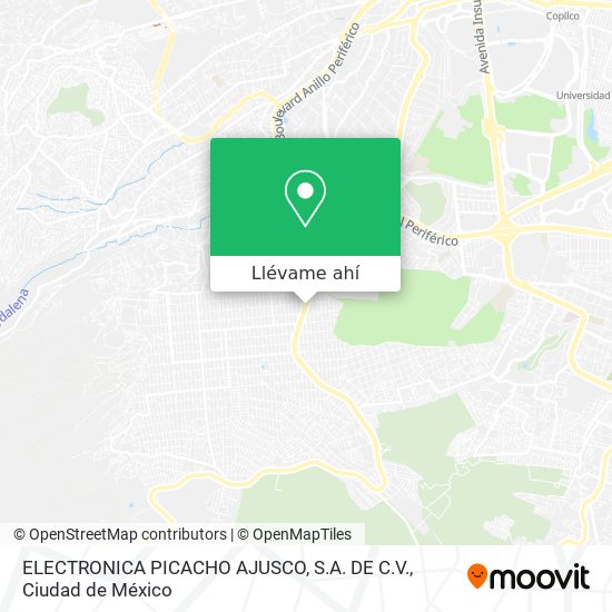 Mapa de ELECTRONICA PICACHO AJUSCO, S.A. DE C.V.