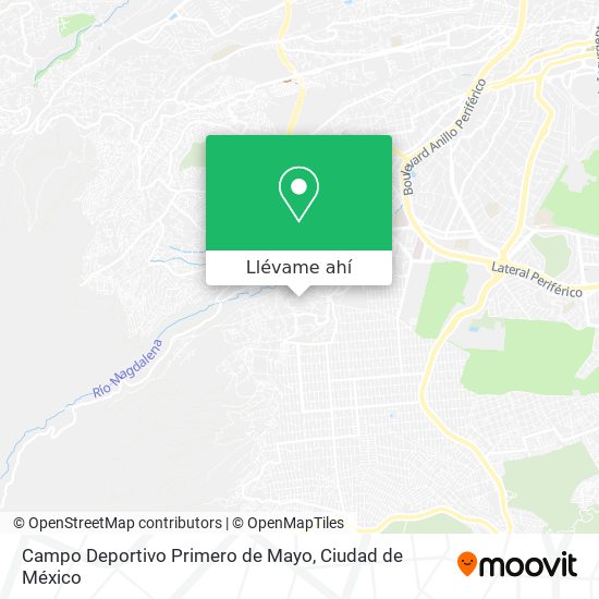 Mapa de Campo Deportivo Primero de Mayo