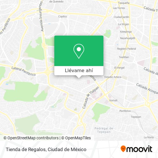 Mapa de Tienda de Regalos