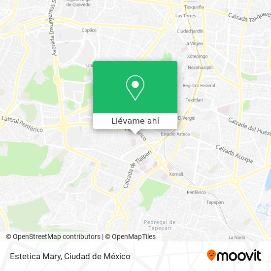 Mapa de Estetica Mary