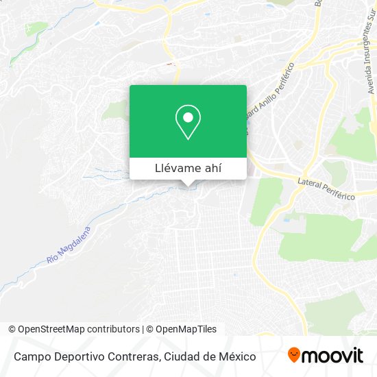 Mapa de Campo Deportivo Contreras