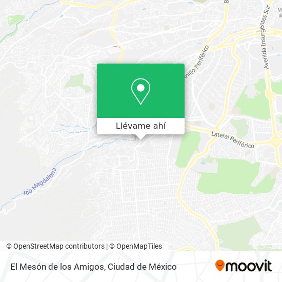 Mapa de El Mesón de los Amigos