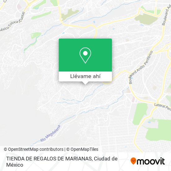 Mapa de TIENDA DE REGALOS DE MARIANAS