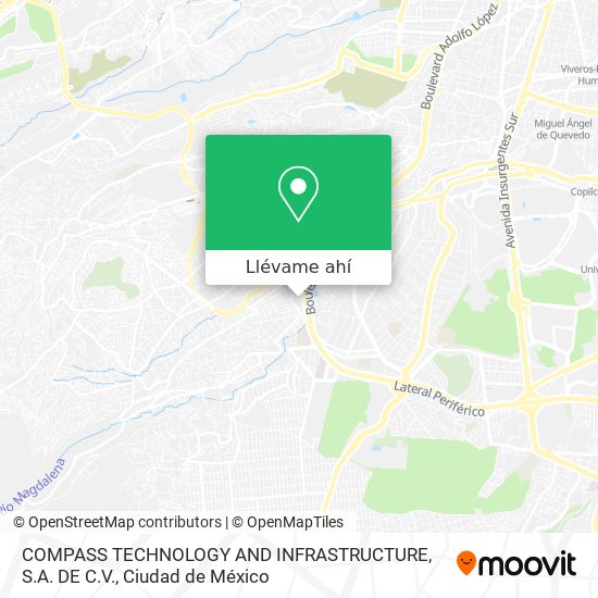 Mapa de COMPASS TECHNOLOGY AND INFRASTRUCTURE, S.A. DE C.V.