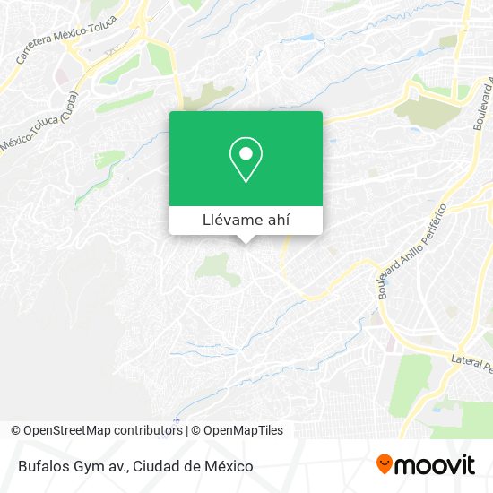 Mapa de Bufalos Gym av.