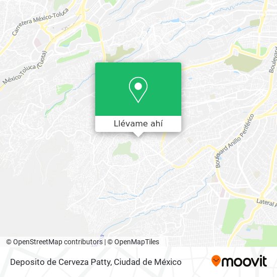 Mapa de Deposito de Cerveza Patty