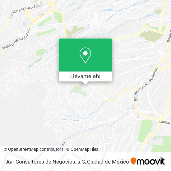 Mapa de Aar Consultores de Negocios, s.C