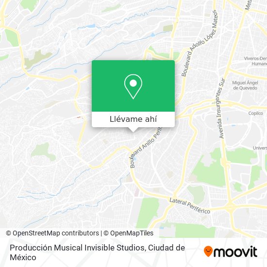 Mapa de Producción Musical Invisible Studios