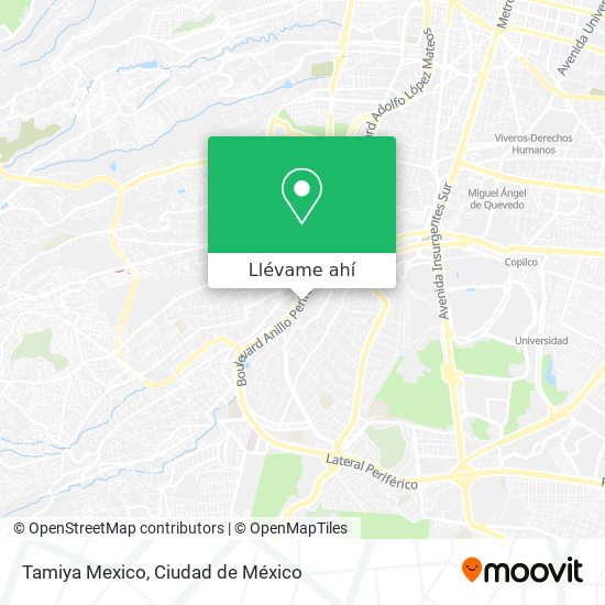Mapa de Tamiya Mexico