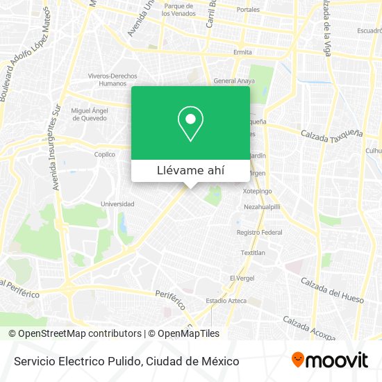 Mapa de Servicio Electrico Pulido