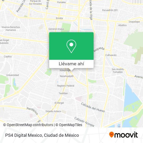 Mapa de PS4 Digital Mexico