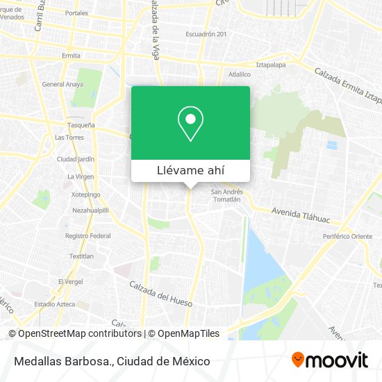 Mapa de Medallas Barbosa.