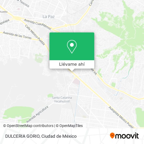 Mapa de DULCERIA GORIO