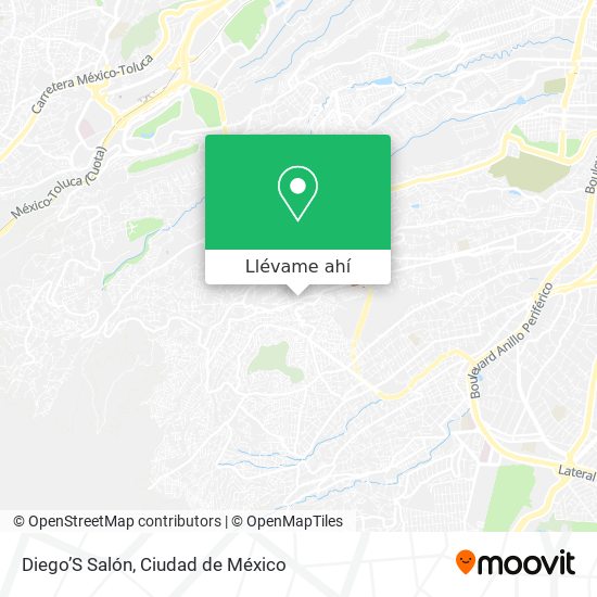 Mapa de Diego’S Salón