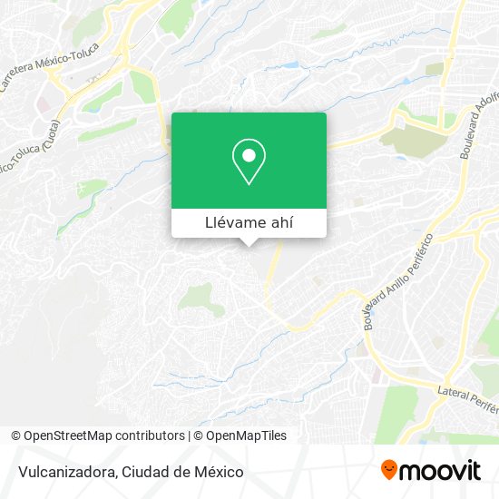 Mapa de Vulcanizadora