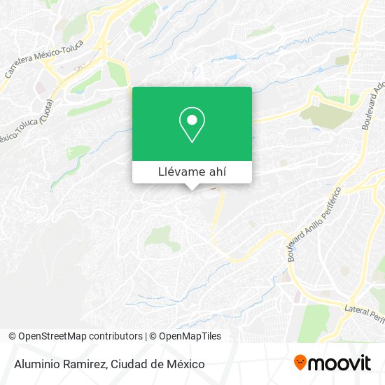 Mapa de Aluminio Ramirez