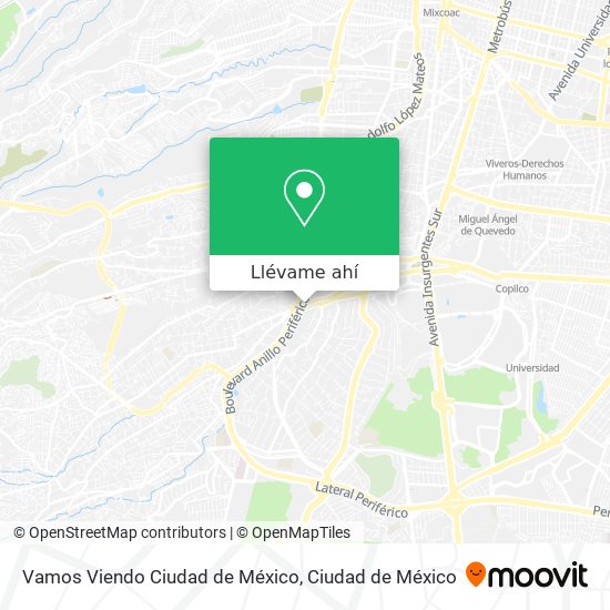 Mapa de Vamos Viendo Ciudad de México