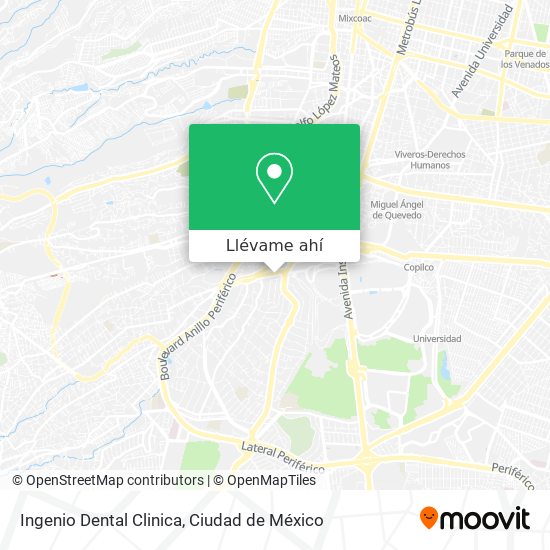 Mapa de Ingenio Dental Clinica