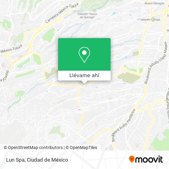 Mapa de Lun Spa