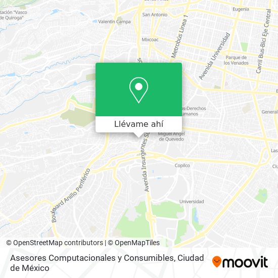 Mapa de Asesores Computacionales y Consumibles