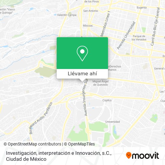 Mapa de Investigación, interpretación e Innovación, s.C.