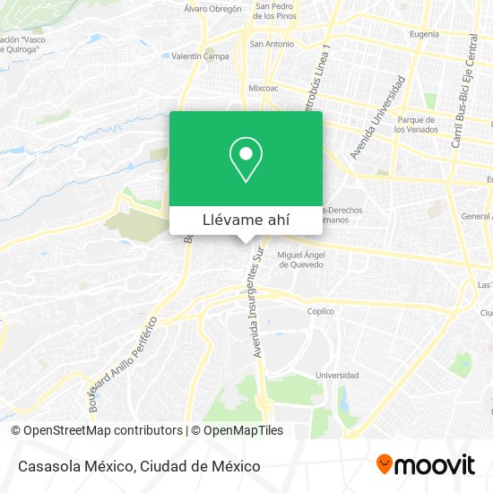 Mapa de Casasola México