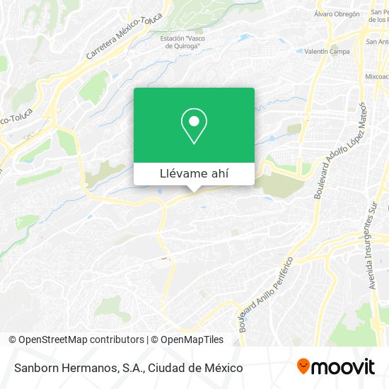 Mapa de Sanborn Hermanos, S.A.