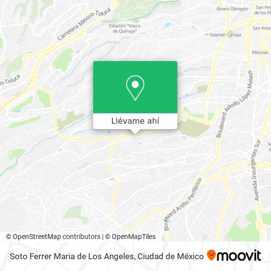Mapa de Soto Ferrer Maria de Los Angeles