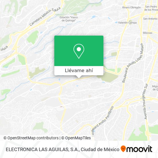 Mapa de ELECTRONICA LAS AGUILAS, S.A.